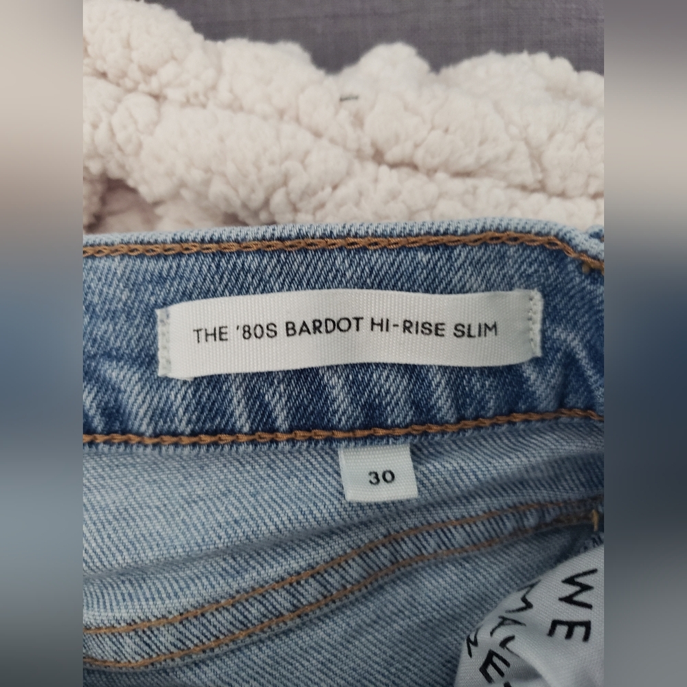 Denim Forum High Rise Light Blue Jeans - Picture 6 of 13